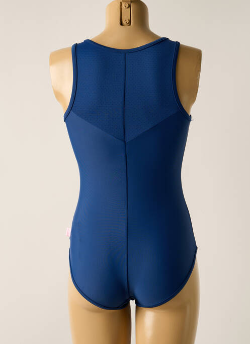 Costum de baie dintr-o singură piesă albastru SEAFOLLY fată