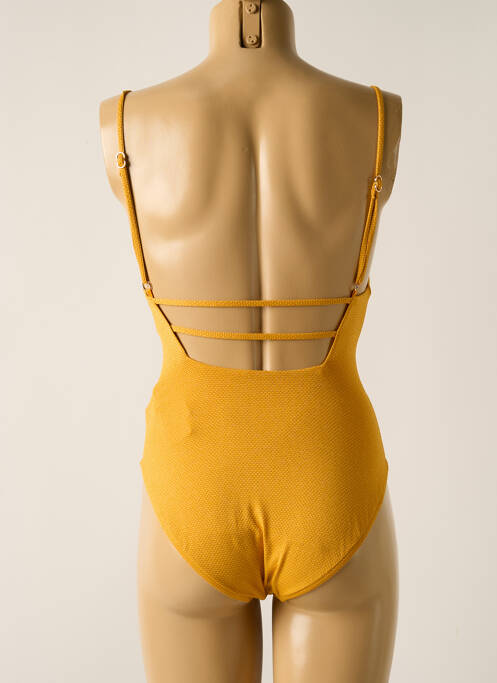 Costum de baie dintr-o singură piesă top sutien modelat top sutien modelat galben SEAFOLLY femme