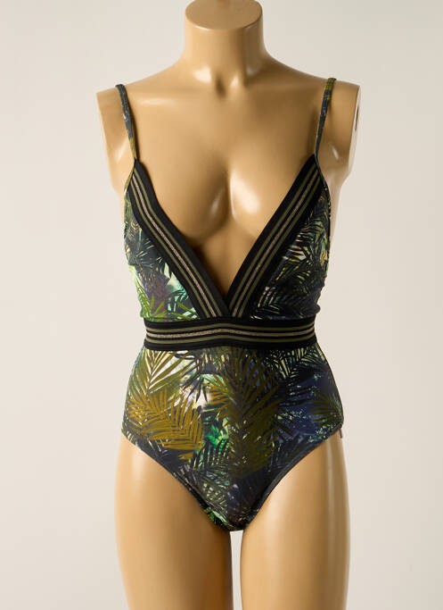 Costum de baie dintr-o singură piesă verde OLYMPIA femeie