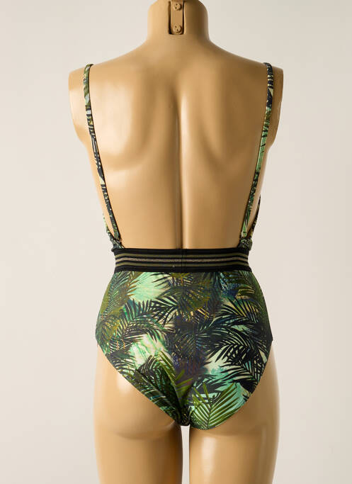 Costum de baie dintr-o singură piesă verde OLYMPIA femeie