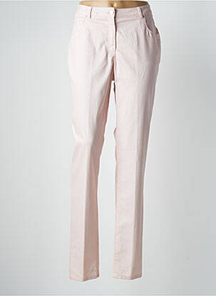 Pantalon slim elasticitate mărime normală roz PAUPORTÉ femeie
