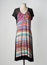 Rochie midi mâneci scurte mâneci scurte negru TERRE DE FÉES femme