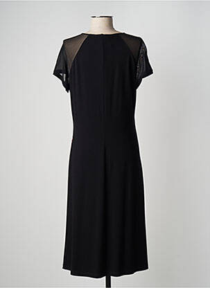 Rochie midi mâneci scurte mâneci scurte negru TERRE DE FÉES femeie