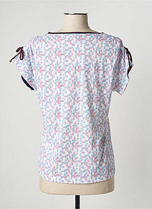 Tricou elasticitate mâneci scurte albastru PAUPORTÉ femeie
