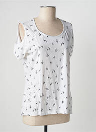 Tricou elasticitate mâneci scurte albastru TERRE DE FÉES femme