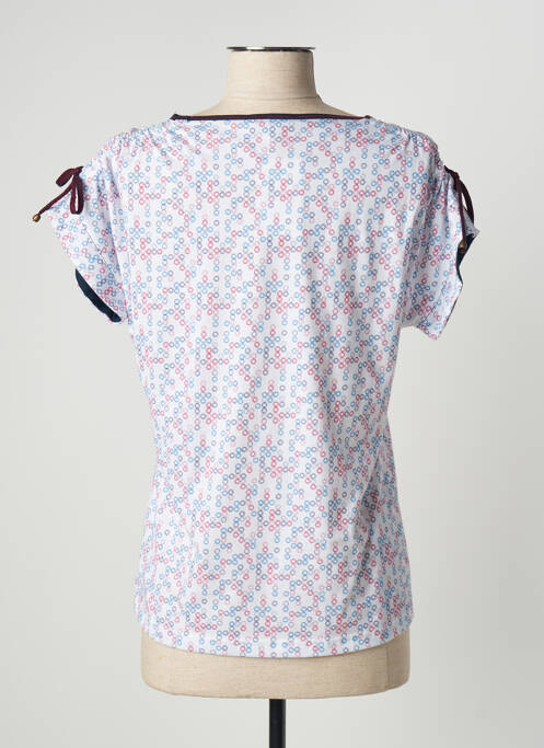 Tricou elasticitate mâneci scurte albastru PAUPORTÉ femme