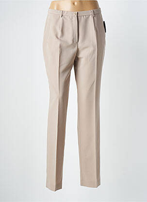 Pantalon slim talie înaltă talie înaltă bej PAUPORTÉ femeie