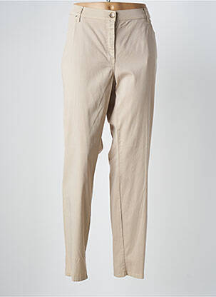 Pantalon slim bej WEINBERG femeie