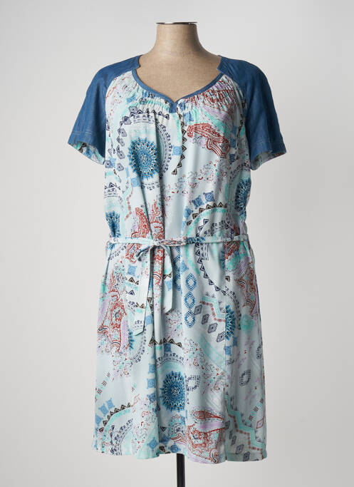 Rochie midi albastru TERRE DE FÉES femeie