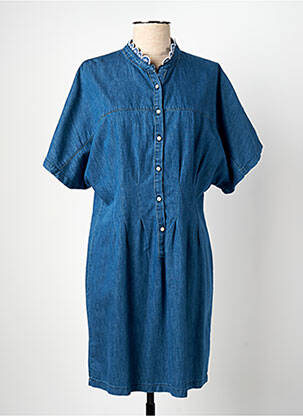 Rochie midi albastru ONE STEP femeie