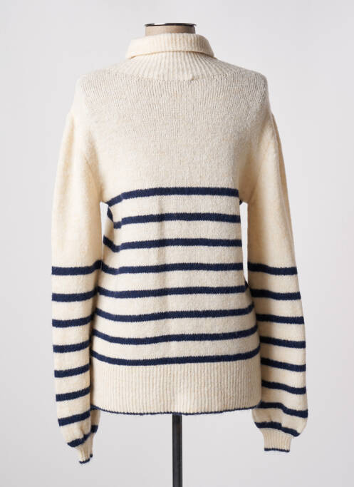 Pulover cu guler înalt bej LE BOUDOIR D'EDOUARD femeie