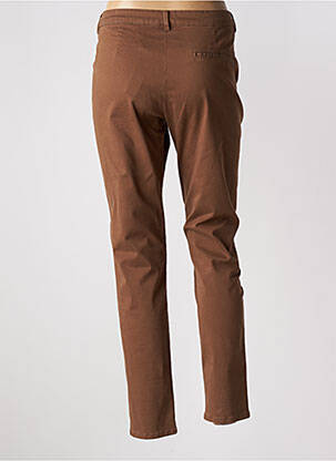 Pantalon 7/8 elasticitate mărime normală maro I.CODE (By IKKS) femeie