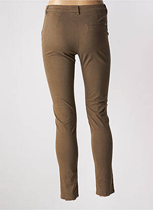 Pantalon 7/8 elasticitate mărime normală verde I.CODE (By IKKS) femeie