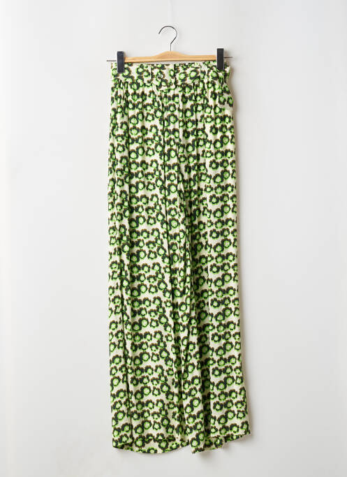 Pantalon larg verde SUNCOO femeie