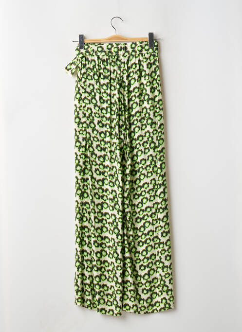 Pantalon larg verde SUNCOO femeie