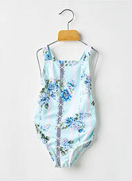 Costum de baie dintr-o singură piesă elasticitate albastru SEAFOLLY fille