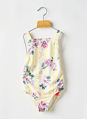 Costum de baie dintr-o singură piesă galben SEAFOLLY fată