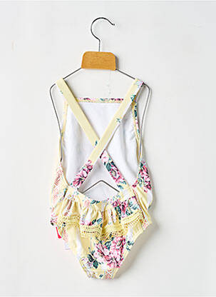 Costum de baie dintr-o singură piesă elasticitate galben SEAFOLLY fată