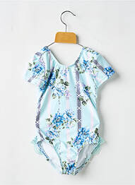 Costum de baie dintr-o singură piesă elasticitate albastru SEAFOLLY fille