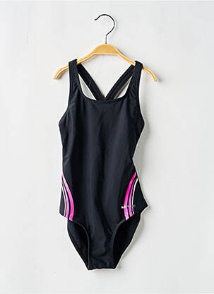 Costum de baie dintr-o singură piesă elasticitate negru SUN PROJECT fată