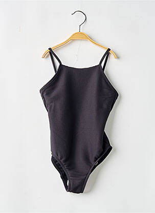 Costum de baie dintr-o singură piesă efect material satinat negru SEAFOLLY fată