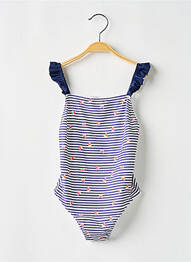 Costum de baie dintr-o singură piesă elasticitate albastru BORABORA fată