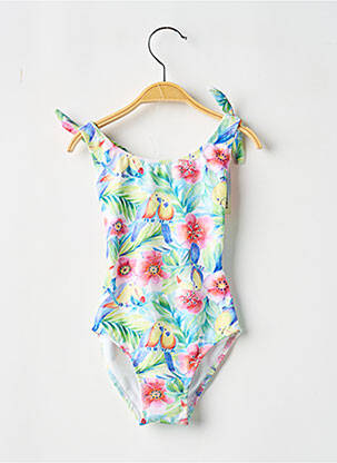 Costum de baie dintr-o singură piesă imprimeu tie and dye verde BORABORA fată