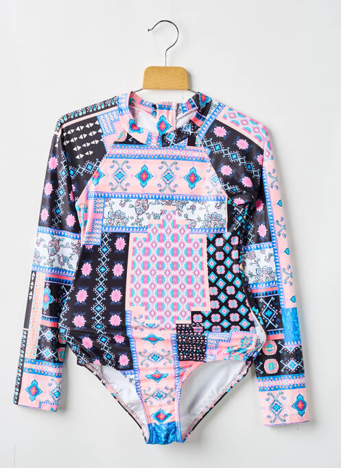 Costum de baie dintr-o singură piesă roz SEAFOLLY fată