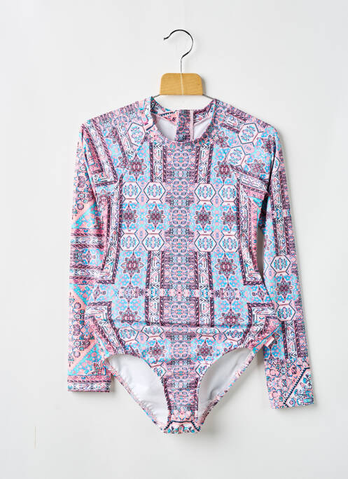 Costum de baie dintr-o singură piesă roz SEAFOLLY fată