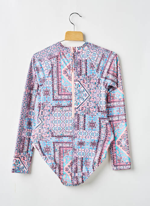 Costum de baie dintr-o singură piesă roz SEAFOLLY fată