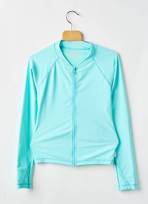 Top de baie albastru SEAFOLLY fată