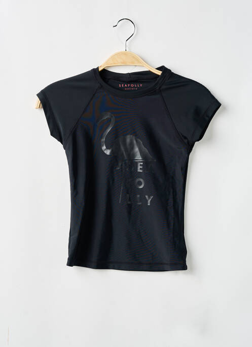 Top de baie negru SEAFOLLY fată