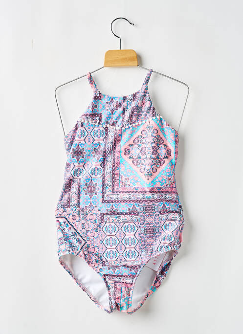 Costum de baie dintr-o singură piesă roz SEAFOLLY fată