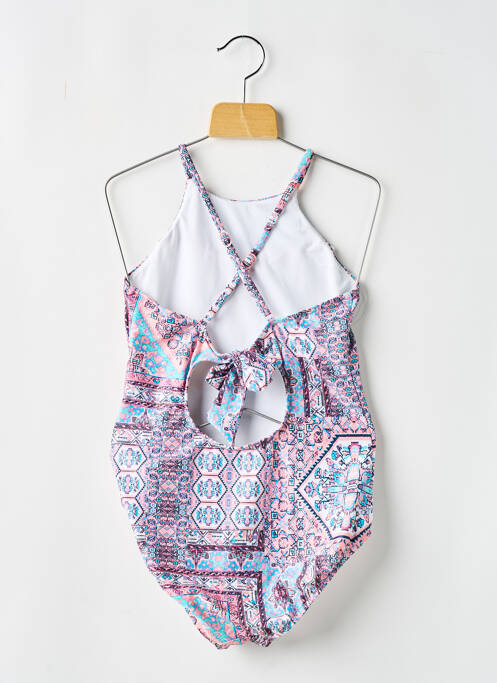 Costum de baie dintr-o singură piesă roz SEAFOLLY fată