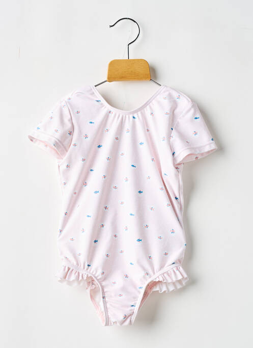 Costum de baie dintr-o singură piesă roz SEAFOLLY fată