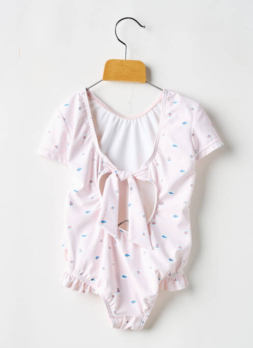 Costum de baie dintr-o singură piesă roz SEAFOLLY fată