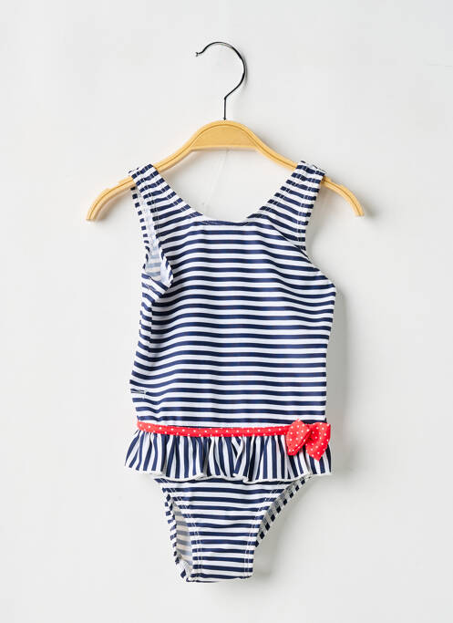 Costum de baie dintr-o singură piesă albastru LAGON BLEU fată