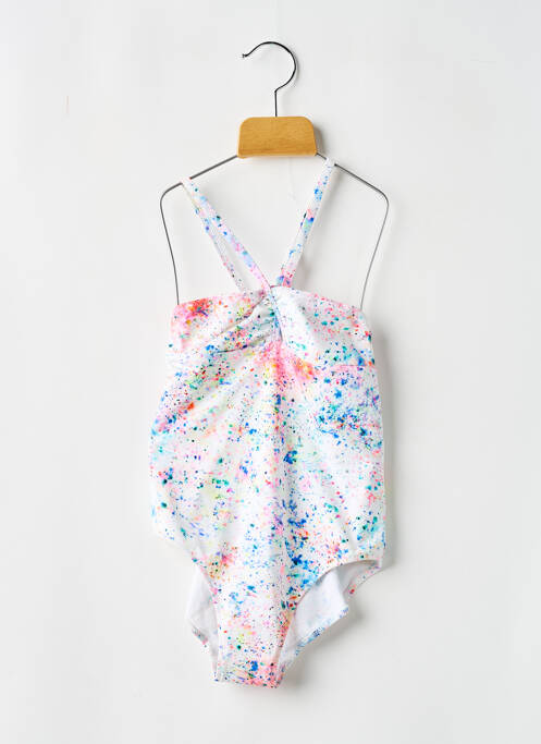 Costum de baie dintr-o singură piesă alb BORABORA fată