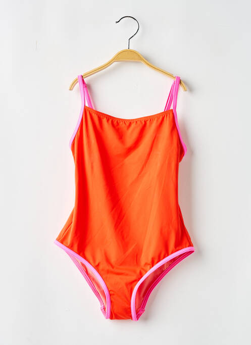 Costum de baie dintr-o singură piesă portocaliu KIWI fată