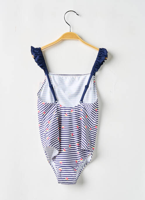 Costum de baie dintr-o singură piesă albastru BORABORA fată