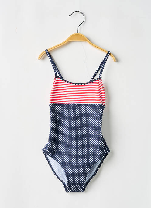 Costum de baie dintr-o singură piesă albastru BORABORA fată