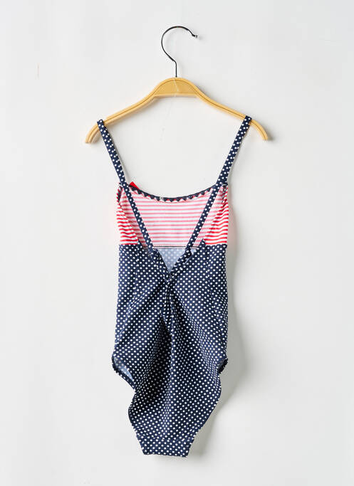 Costum de baie dintr-o singură piesă albastru BORABORA fată