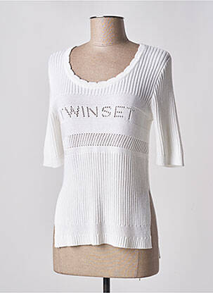 Pulover alb TWINSET femeie