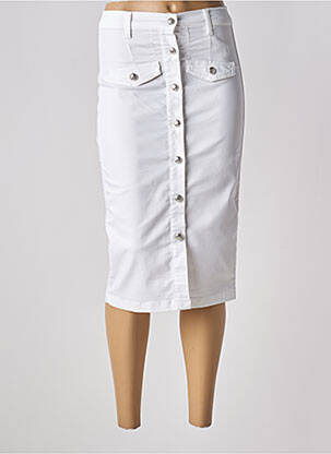 Fustă midi alb LIU JO femeie