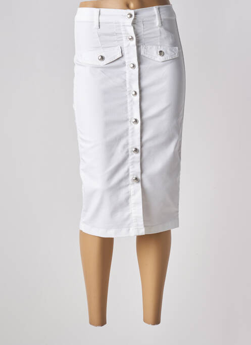 Fustă midi alb LIU JO femeie