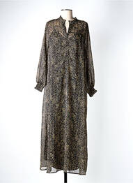 Rochie lungă mâneci lungi mâneci lungi negru B.YOUNG femeie