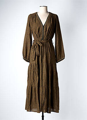 Rochie lungă verde LOUIZON femeie