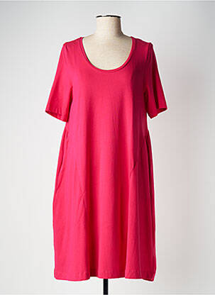 Rochie midi mâneci scurte mâneci scurte roz MES SOEURS ET MOI femeie