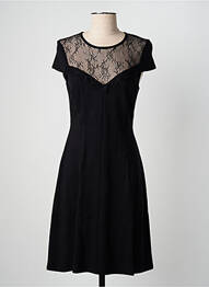 Rochie midi mâneci scurte mâneci scurte negru SURKANA femeie