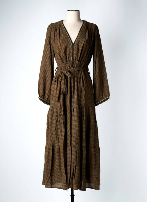 Rochie lungă verde LOUIZON femeie